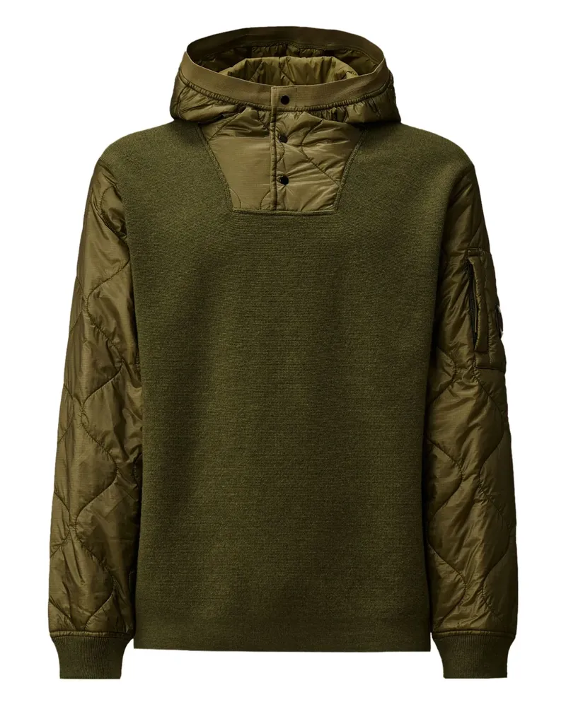 C.P. Company Hoodie mit Linsen-Detail - Grün Grün