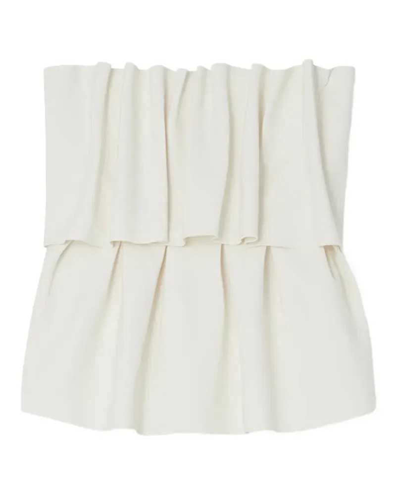 House of Dagmar sculpted tiered top - Nude Nude