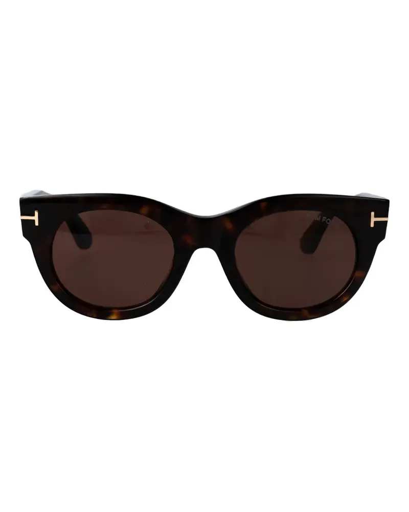 Tom Ford Marine-02 round-frame sunglasses - Braun Braun