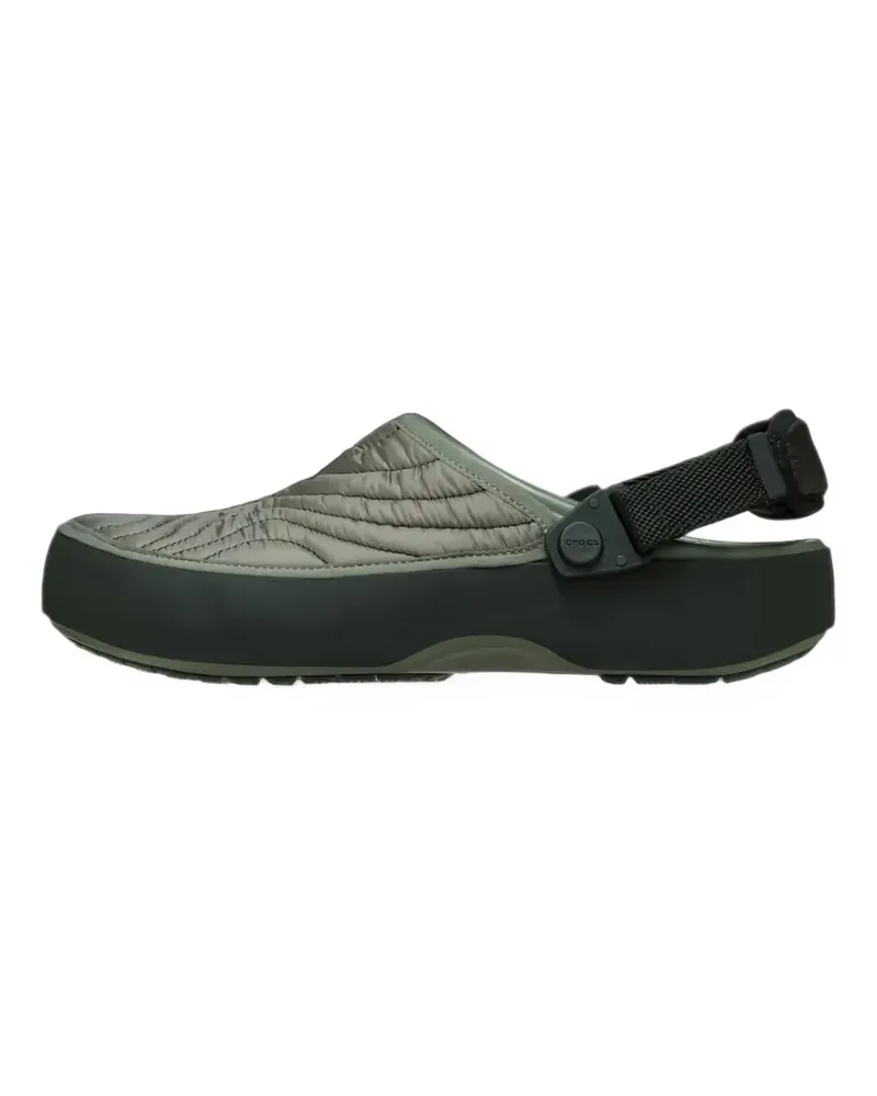 Crocs Classic Elevated quilted clogs - Grün Grün