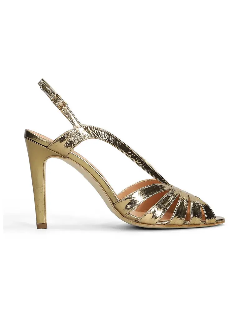 The Seller metallic-effect strappy sandals - Gold Gold