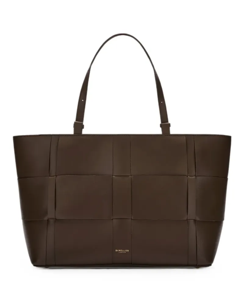 DeMELLIER Florence Tote Bag aus gewebtem Leder - Braun Braun