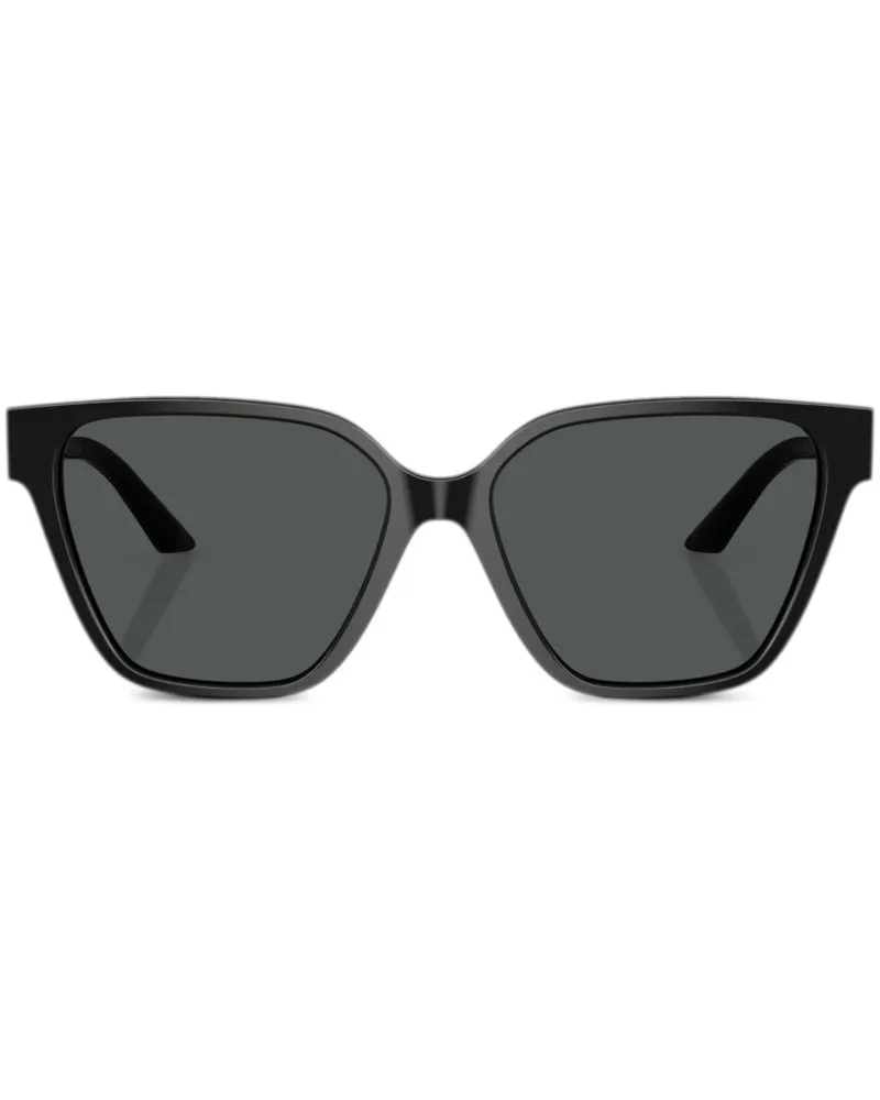 Versace Greca Strass Sonnenbrille - Schwarz Schwarz