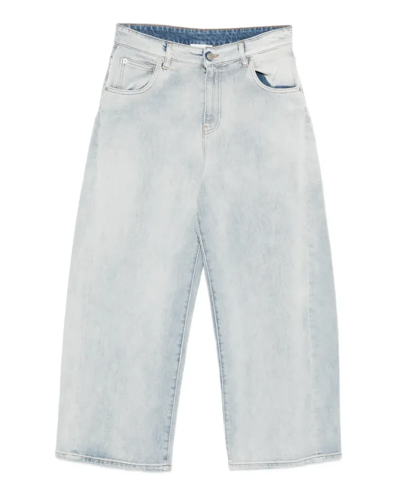 Erika Cavallini belt-loops jeans - Blau Blau