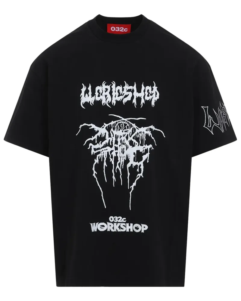 032c Armour T-Shirt - Schwarz Schwarz