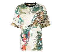 T-Shirt mit Dschungel-Print
