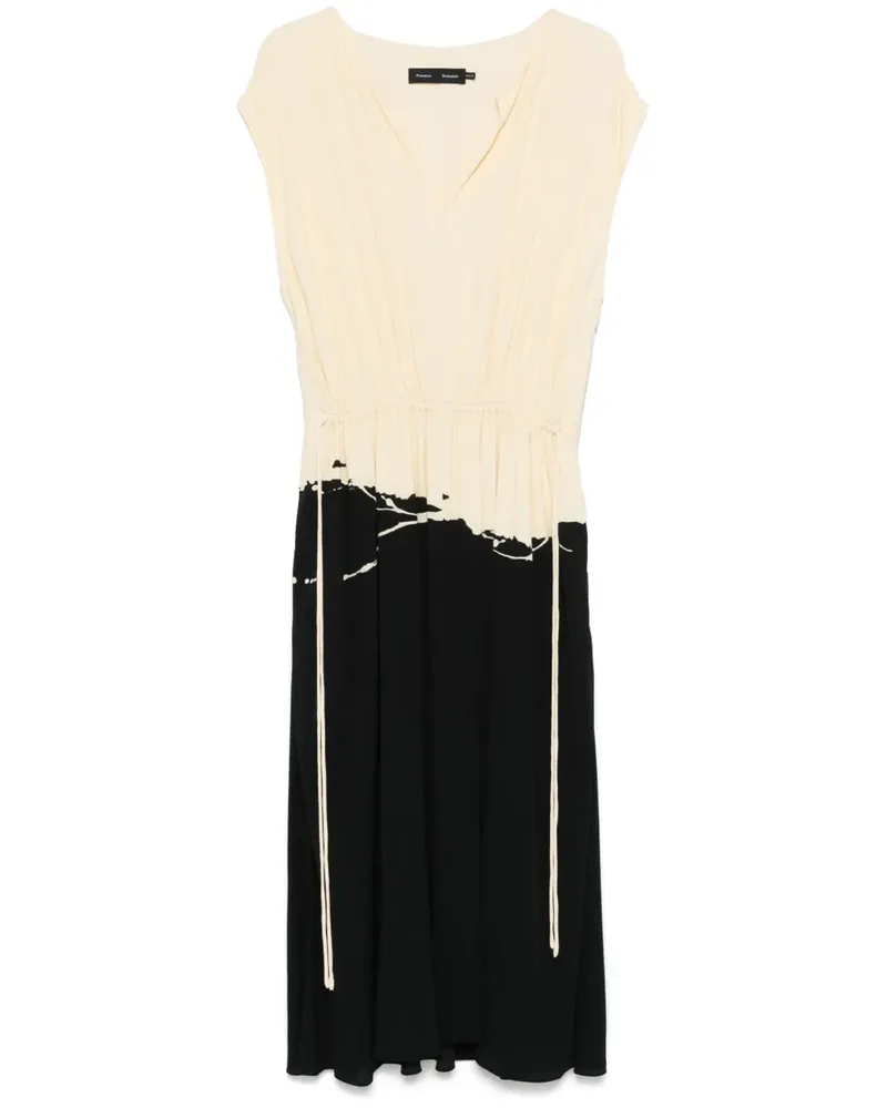 Proenza Schouler Ezra Midikleid - Nude Nude
