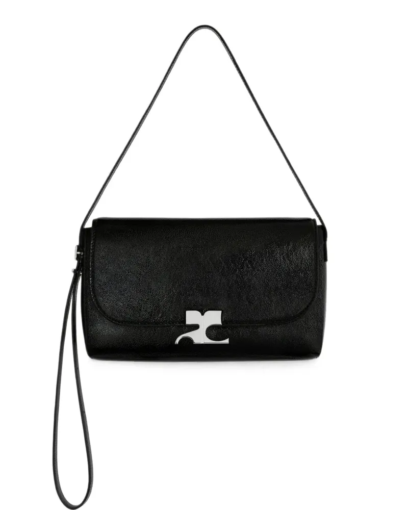 Courrèges Icontype Schultertasche - Schwarz Schwarz