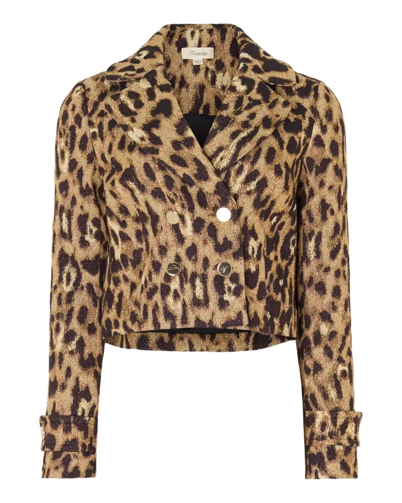 Temperley London Amara Jacke mit Leopardenprint - Nude Nude