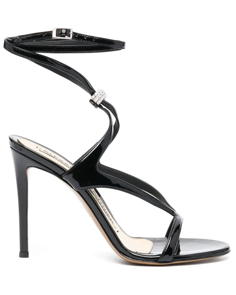 Alexandre Vauthier Sandalen mit Kristallen 100mm - Schwarz Schwarz