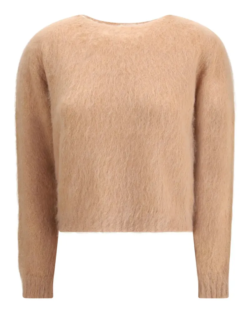 Max Mara Aceto crew-neck sweater - Nude Nude