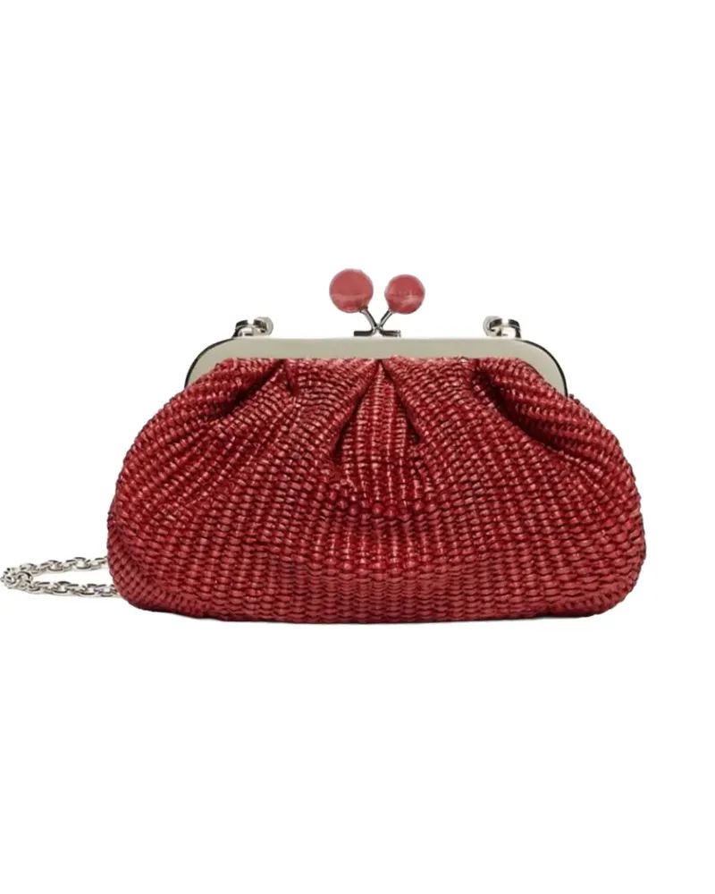 Max Mara Clutch mit Kettenriemen - Rosa Rosa