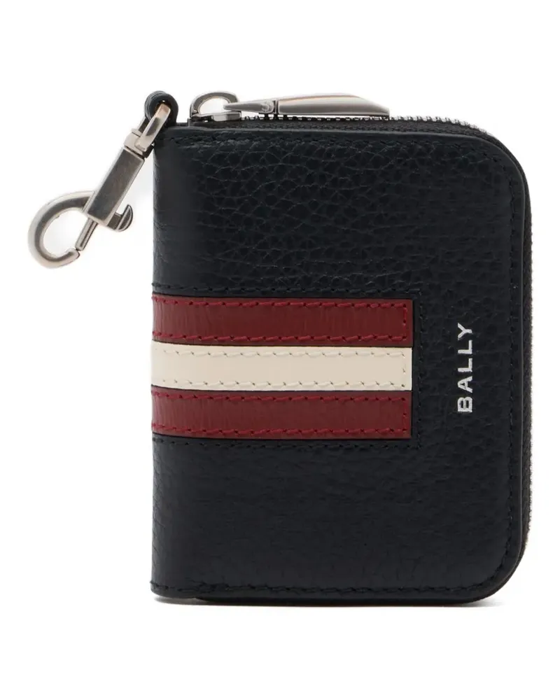 Bally Schlüsseletui aus strukturiertem Leder - Schwarz Schwarz