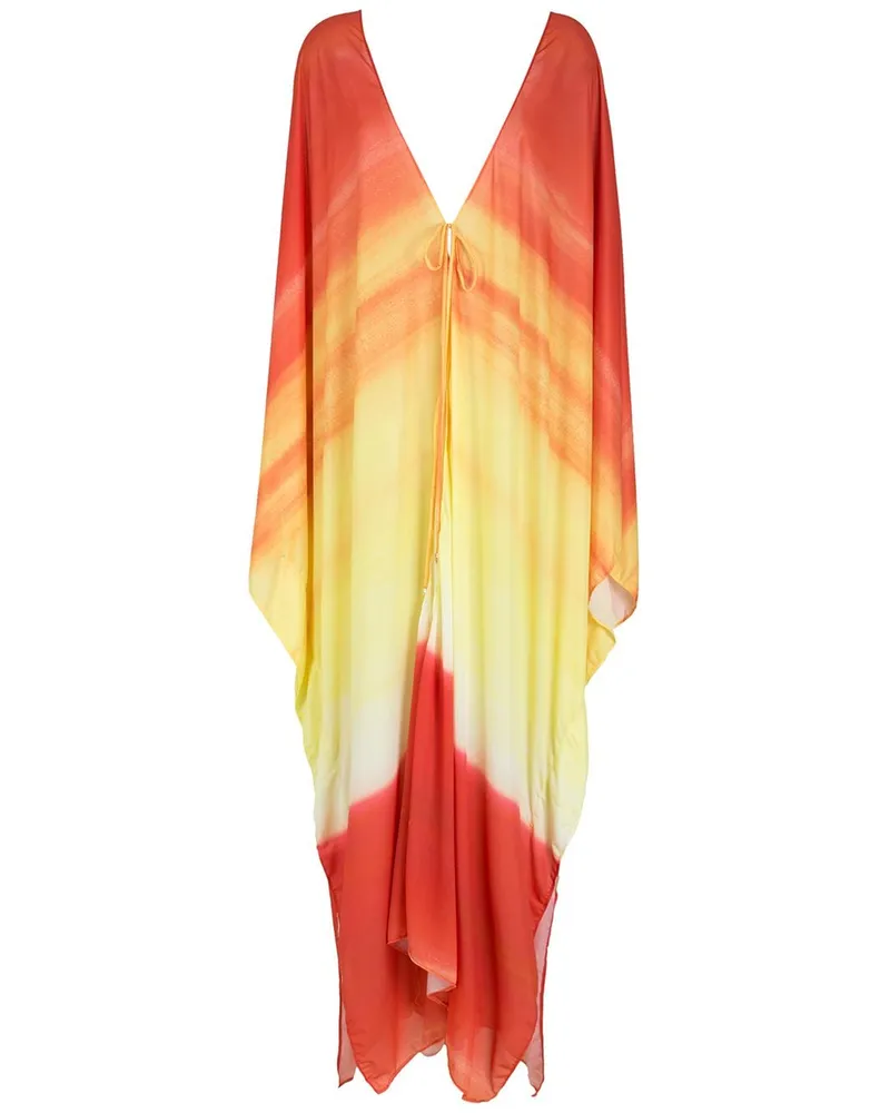 Amir Slama Kaftan mit Ombré-Effekt - Orange Orange