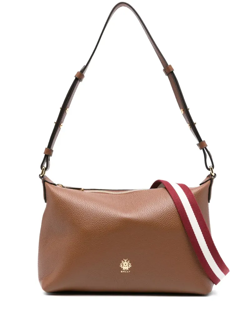 Bally Schultertasche aus Leder - Braun Braun