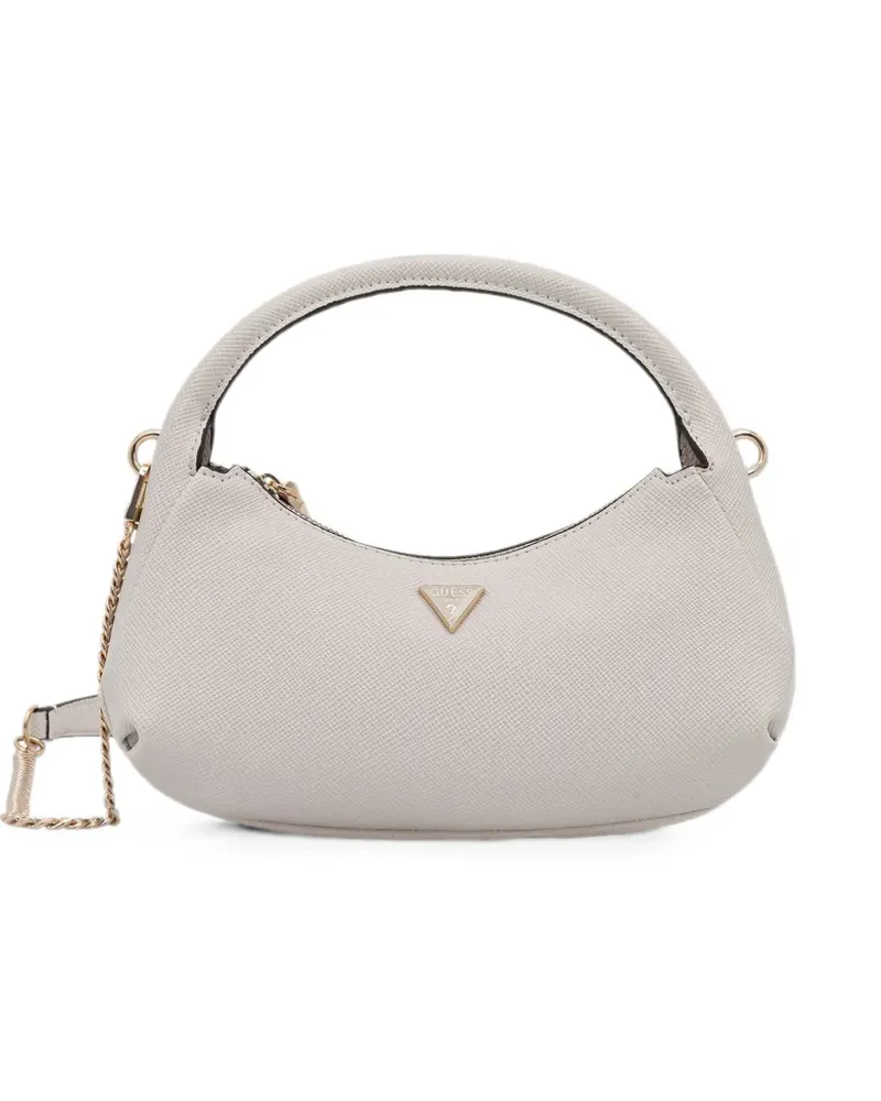 Guess Schultertasche mit Kettenriemen - Weiß Weiß