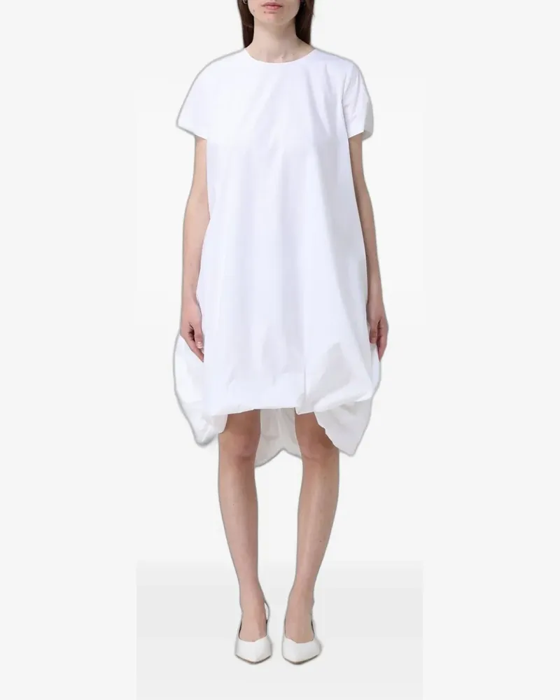 MEIMEIJ bubble-hem cotton dress - Weiß Weiß