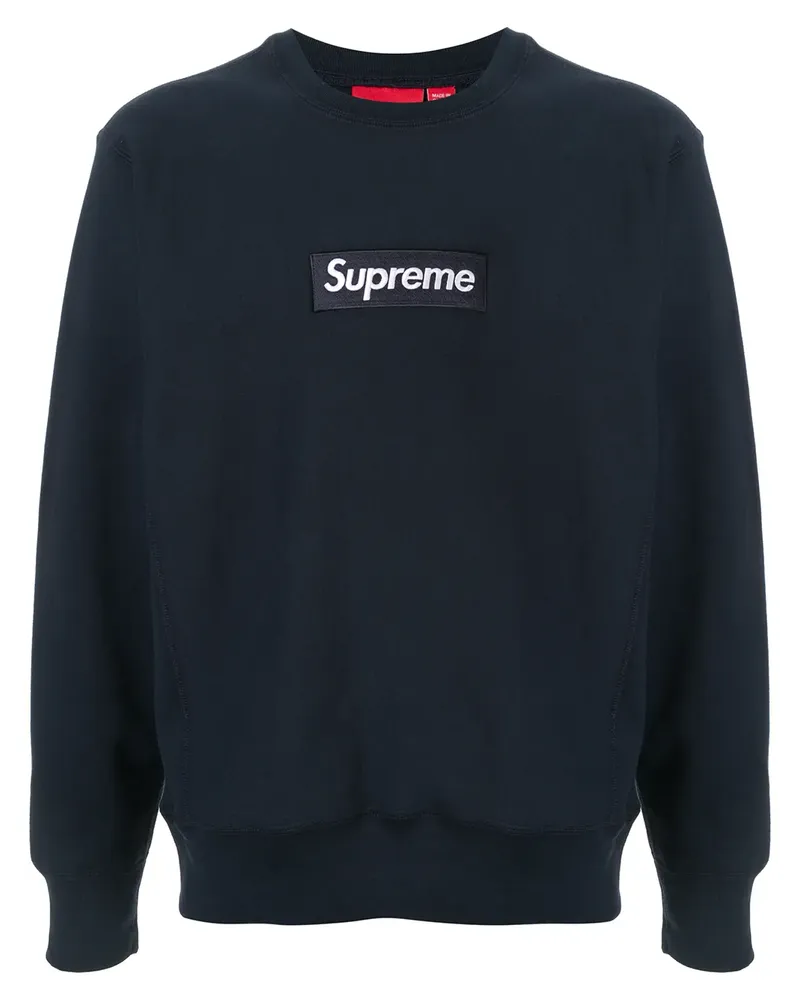 Supreme Being Sweatshirt mit Logo - Blau Blau