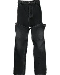 AMBUSH Klassische Straight-Leg-Jeans Schwarz