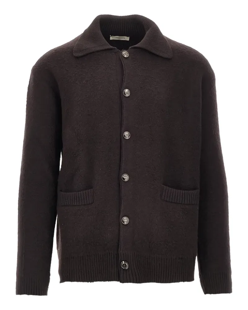 Piacenza Cashmere Klassischer Cardigan - Braun Braun
