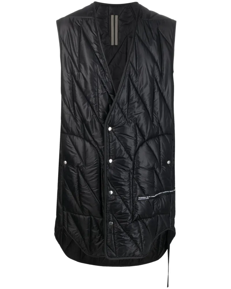 DRKSHDW by Rick Owens Gesteppte Weste - Schwarz Schwarz