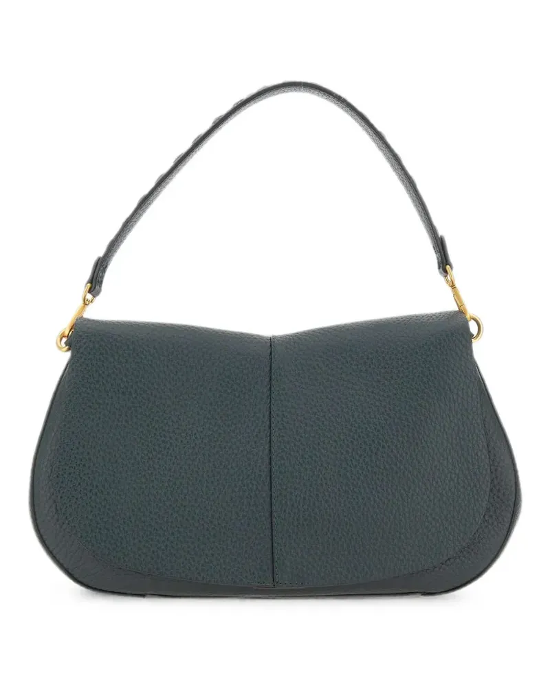 Gianni Chiarini Helena Round grained leather shoulder bag - Grün Grün