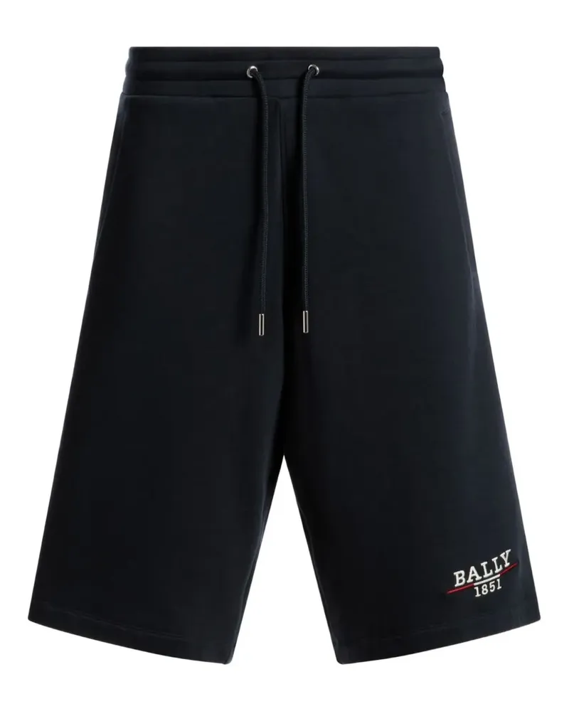 Bally Shorts mit Logo-Stickerei - Blau Blau