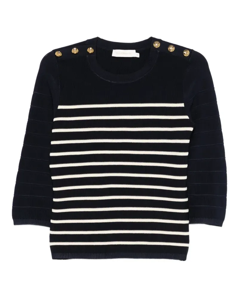 Zimmermann Luna striped top - Blau Blau