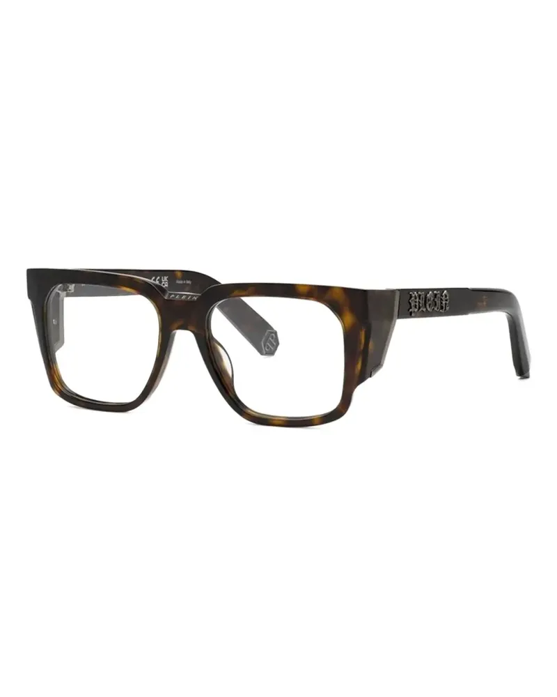 Philipp Plein Brille in Schildpattoptik - Braun Braun
