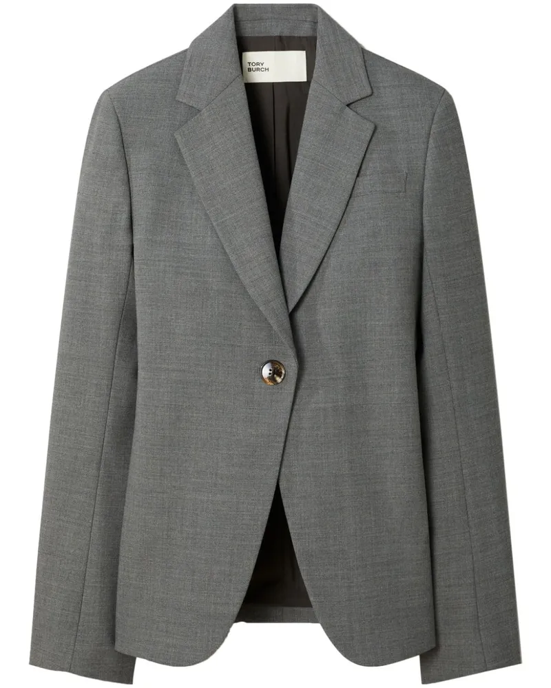 Tory Burch Flanellsakko mit Stretch - Grau Grau