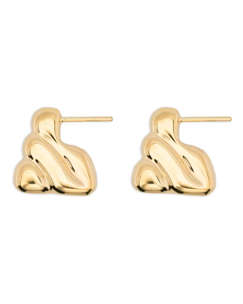 Maria Black small Bogota wavy earrings - Gold Gold