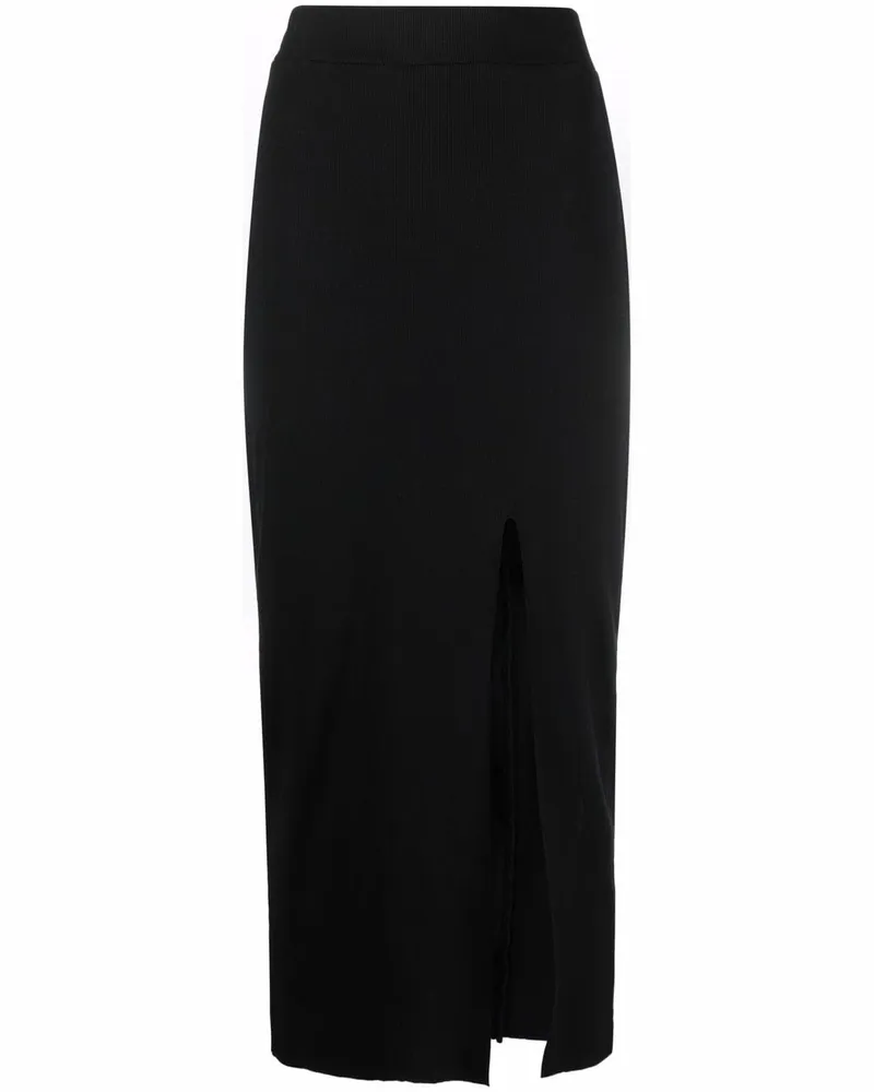 THOM KROM High-Waist-Rock - Schwarz Schwarz