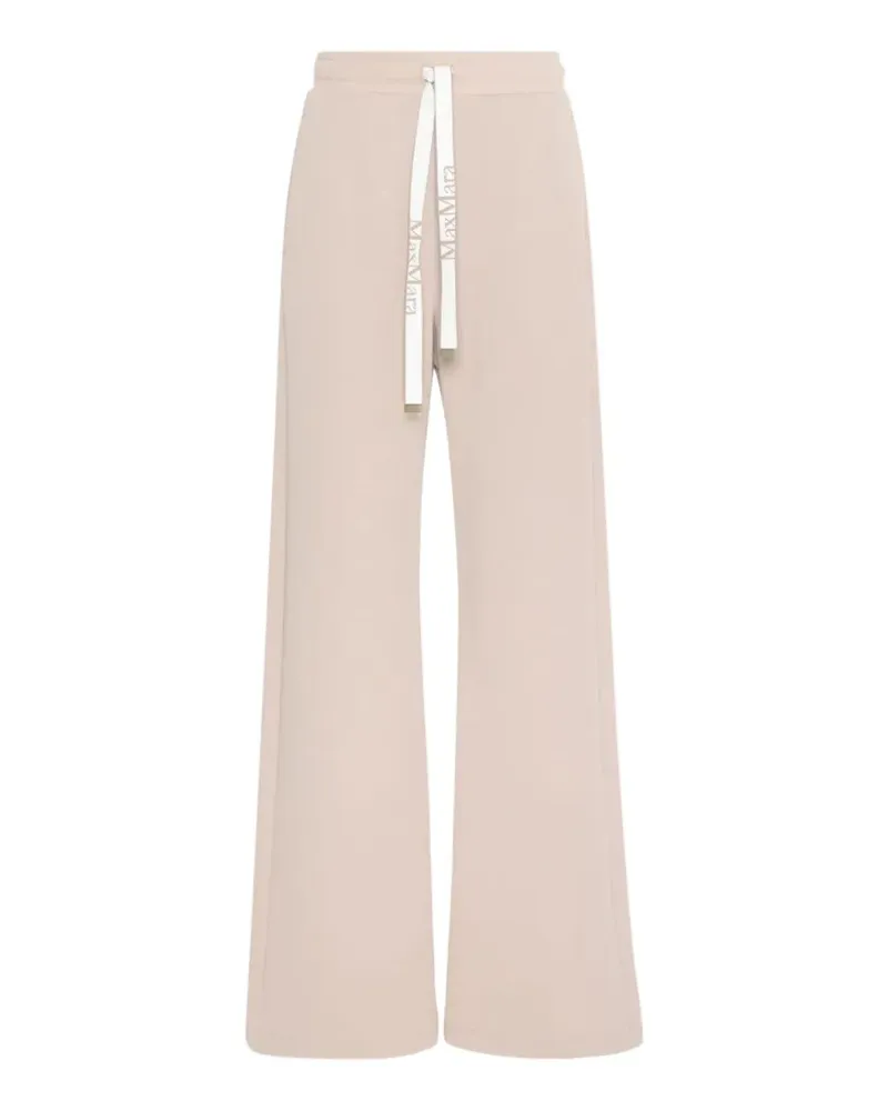 Max Mara Max Mara drawstring-waist wide-leg track pants - Nude Nude