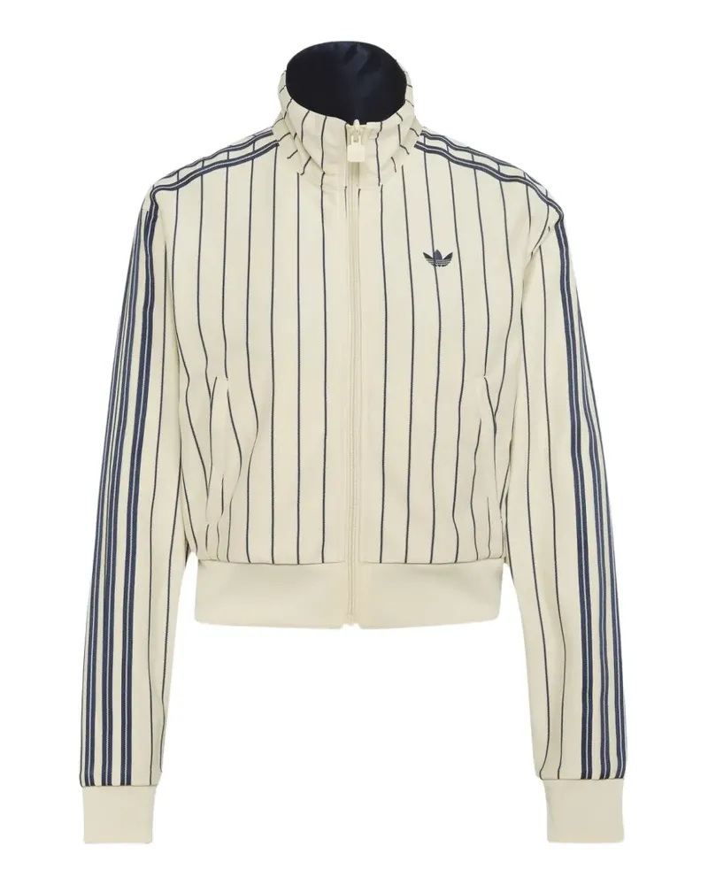 adidas Firebird pinstripe-pattern track jacket - Nude Nude
