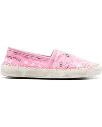 Philippe Model Espadrilles mit Bandana-Print Rosa