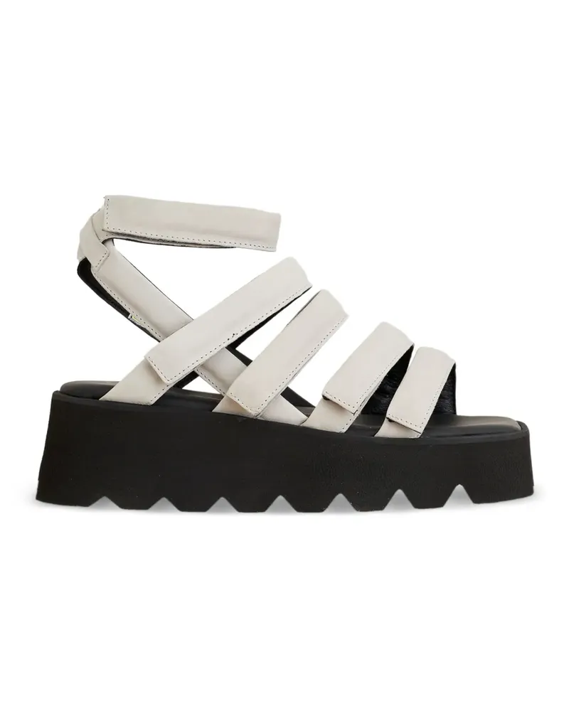 puro strappy platform sandals - Grau Grau