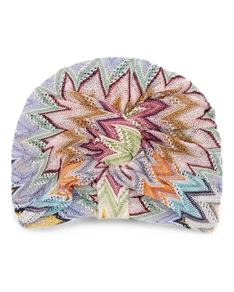 Missoni Chevron metallic zigzag-knit - Blau Blau