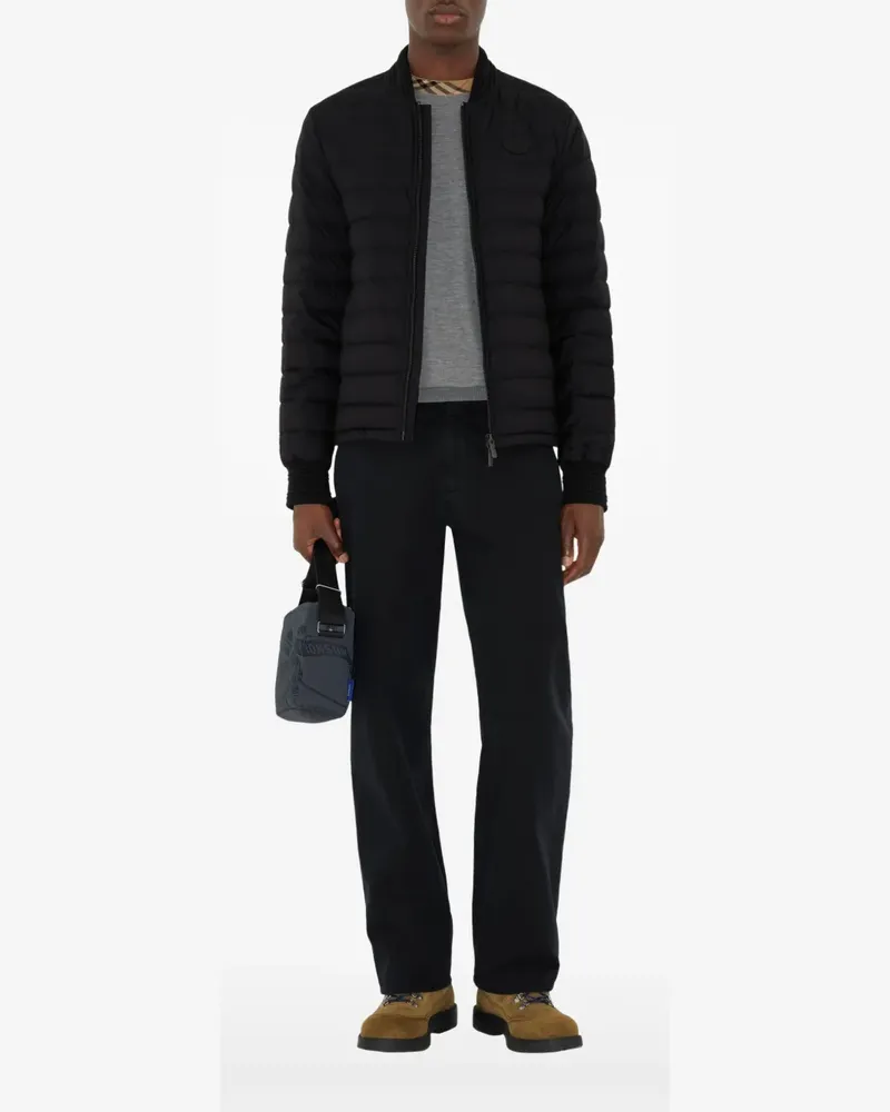 Burberry Gesteppte Jacke - Schwarz Schwarz