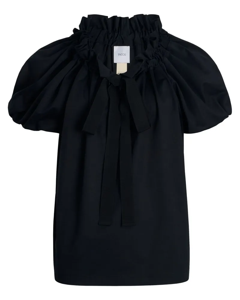 Patou T-Shirt mit Kordelzug - Schwarz Schwarz