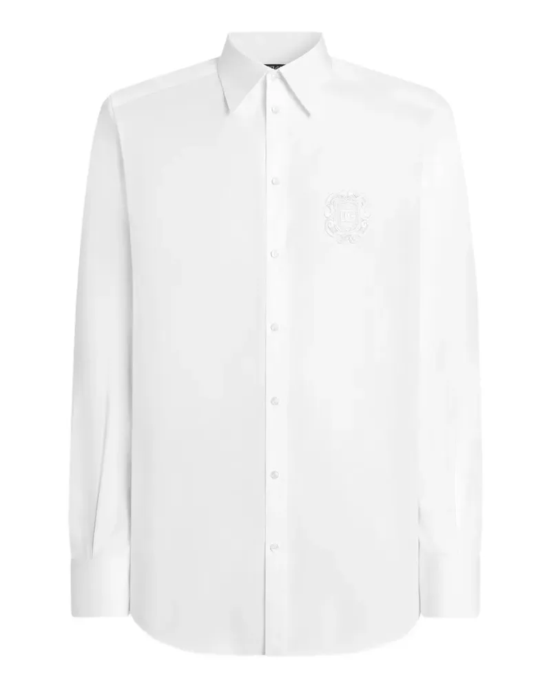 Dolce & Gabbana Martini Hemd aus Baumwolle - Weiß Weiß