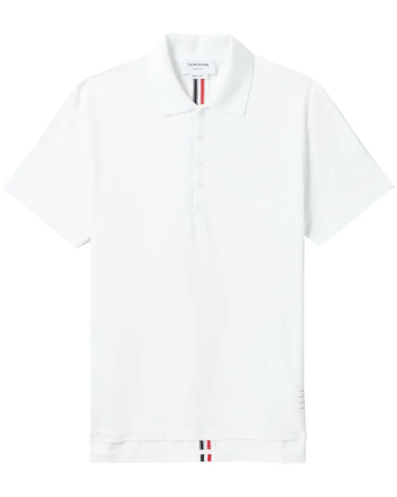 Thom Browne Klassisches Poloshirt - Weiß Weiß