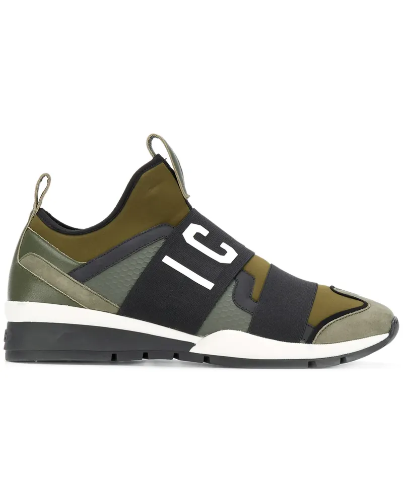 Dsquared2 Sneakers mit "Icon"-Logo - Grün Grün