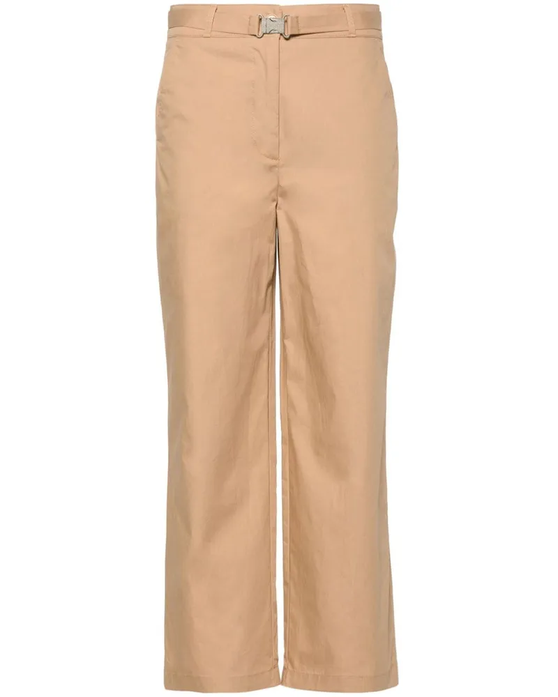 Liu Jo Straight-Leg-Hose mit Gürtel - Nude Nude