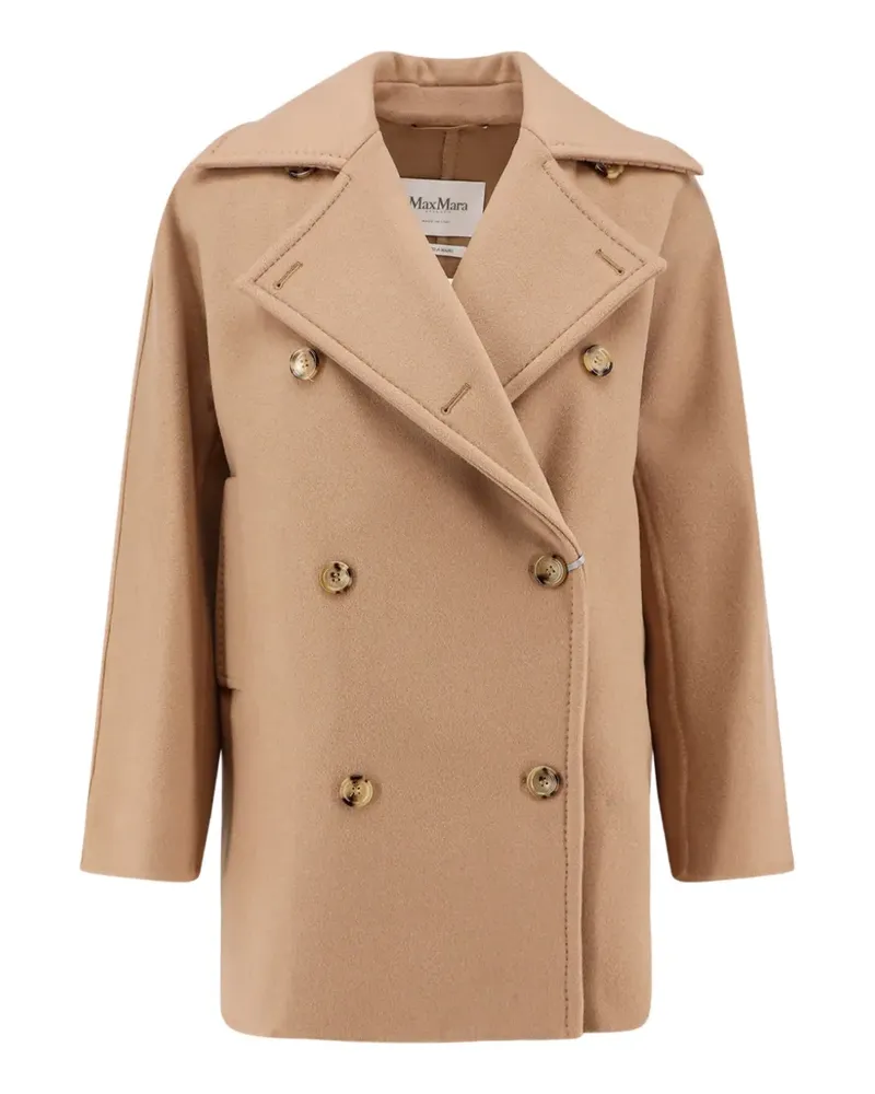 Max Mara Cabanjacke mit fallendem Revers - Nude Nude