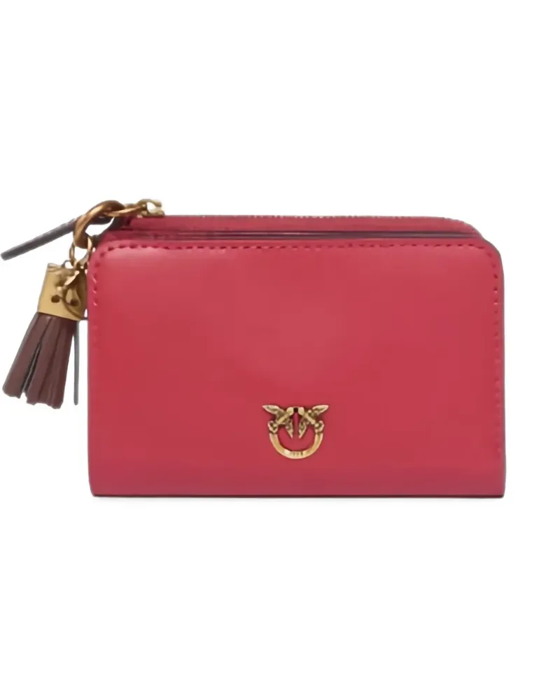 Pinko Love Birds Portemonnaie mit Quaste - Rot Rot