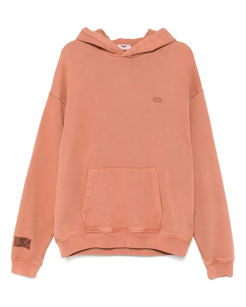 Lacoste Hoodie mit Logo-Patch - Rosa Rosa