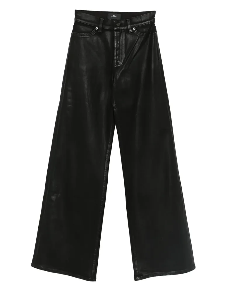 7 for all mankind Jeans aus Baumwolle - Schwarz Schwarz