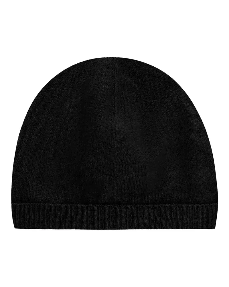 Dolce & Gabbana Gerippte Beanie - Schwarz Schwarz