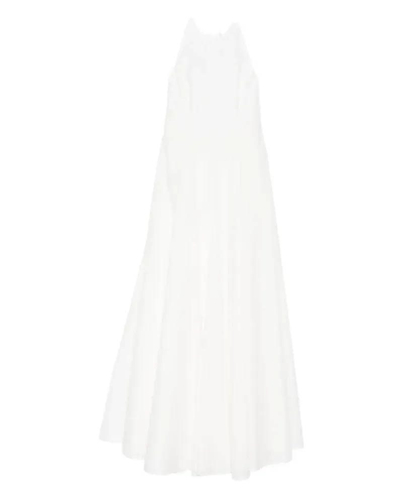 Brunello Cucinelli halterneck maxi dress - Weiß Weiß