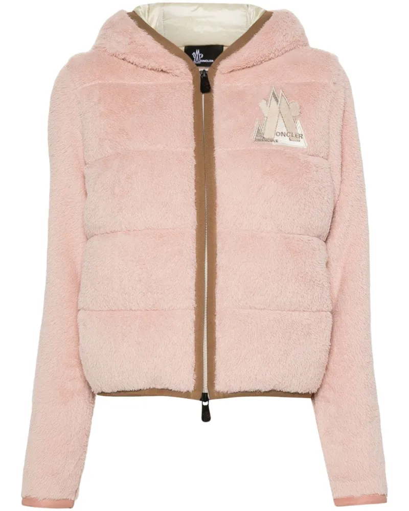 Moncler Gefütterte Kapuzenjacke - Rosa Rosa